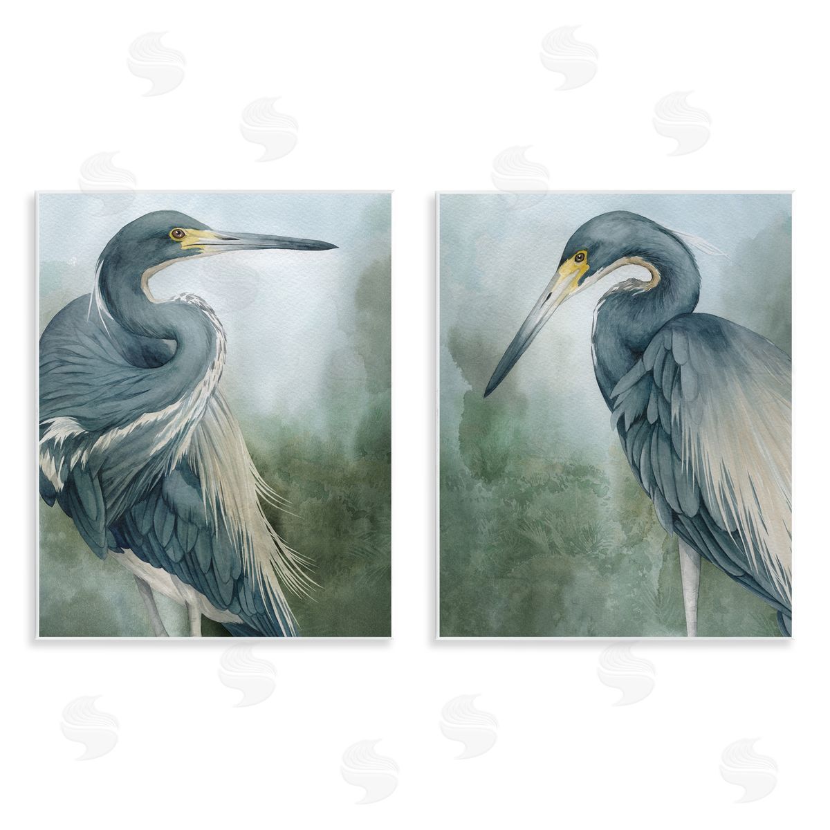 Grace Popp Bayou King Herons Canvas Wall Art Print