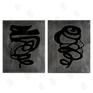 Vanna Lam | Coil Portraits on Grey