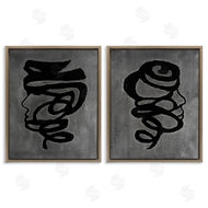 Vanna Lam | Coil Portraits on Grey