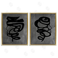 Vanna Lam | Coil Portraits on Grey