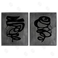 Vanna Lam | Coil Portraits on Grey