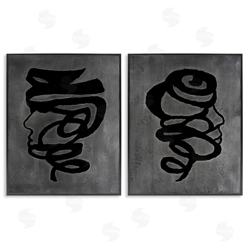 Vanna Lam | Coil Portraits on Grey