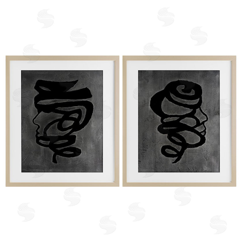 Vanna Lam | Coil Portraits on Grey