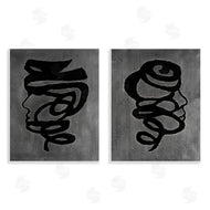Vanna Lam | Coil Portraits on Grey