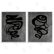 Vanna Lam | Coil Portraits on Grey