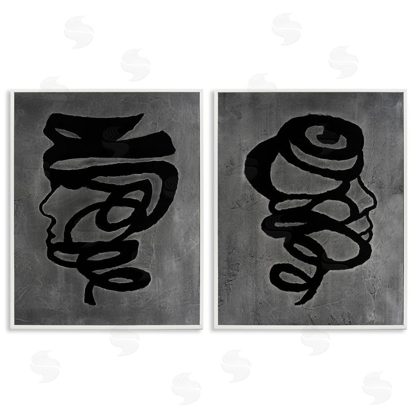 Vanna Lam | Coil Portraits on Grey