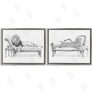 Victoria Barnes | Lounging Jungle Beasts