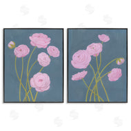 Grace Popp | Posies over Dusty Grey