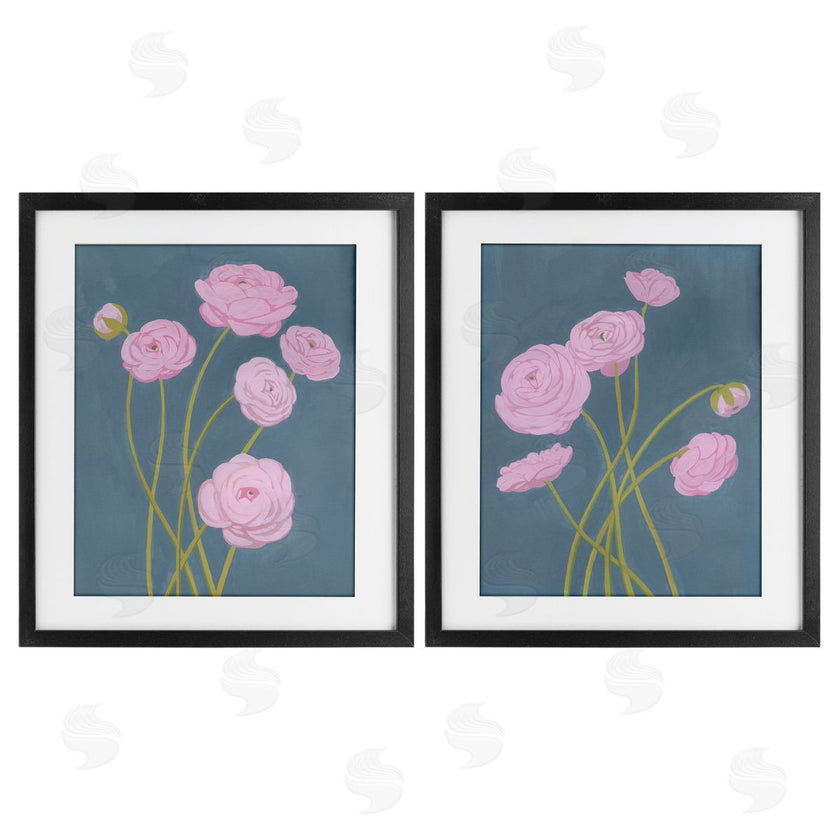 Grace Popp | Posies over Dusty Grey