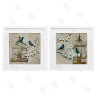 Elaine Vollherbst | Spring Bluebirds Menagerie