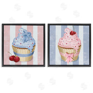 Lori Mosley | Pink & Blue Cupcakes