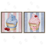 Lori Mosley | Pink & Blue Cupcakes