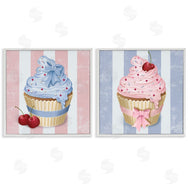 Lori Mosley | Pink & Blue Cupcakes