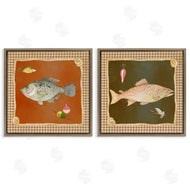 Lee Ann Sanders | Fish & Lures over Houndstooth