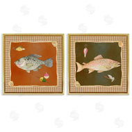 Lee Ann Sanders | Fish & Lures over Houndstooth