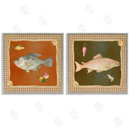 Lee Ann Sanders | Fish & Lures over Houndstooth