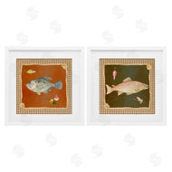 Lee Ann Sanders | Fish & Lures over Houndstooth