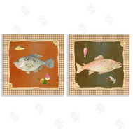 Lee Ann Sanders | Fish & Lures over Houndstooth
