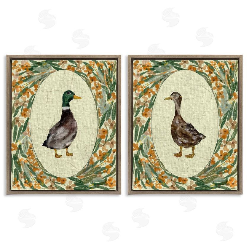 Yen | Country Floral Duck Portraits