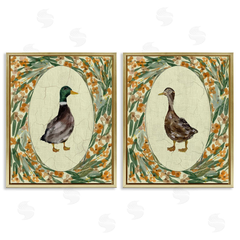 Yen | Country Floral Duck Portraits