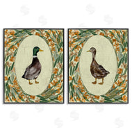 Yen | Country Floral Duck Portraits