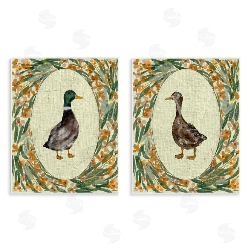 Yen | Country Floral Duck Portraits