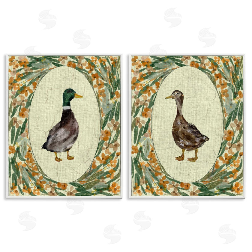 Yen | Country Floral Duck Portraits