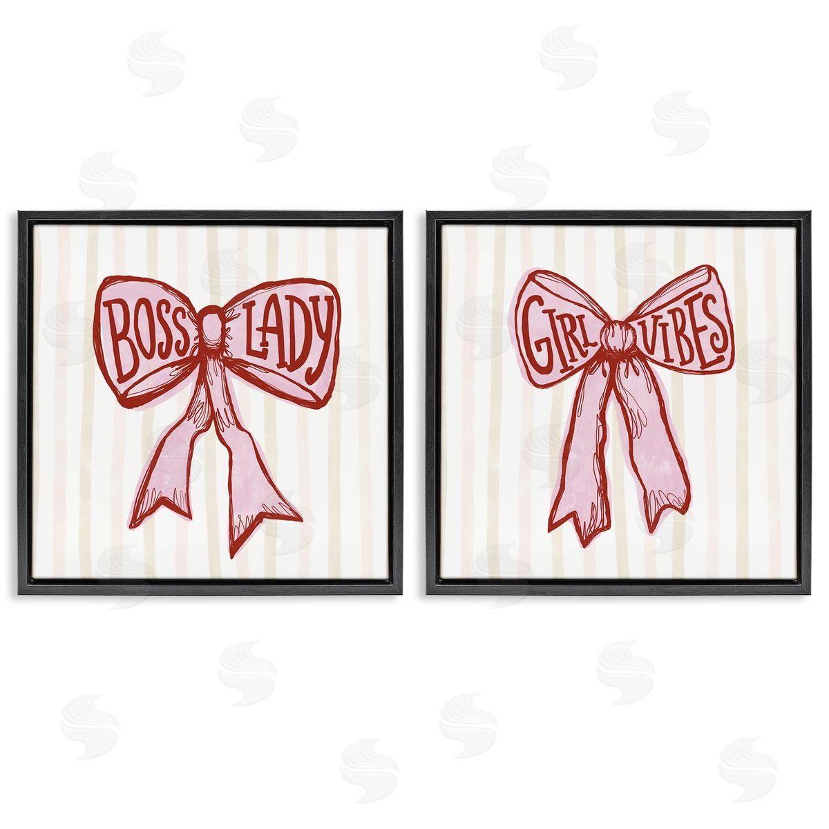 Connie Summers Boss Lady Girl Vibes Ribbons Canvas Wall Art Print