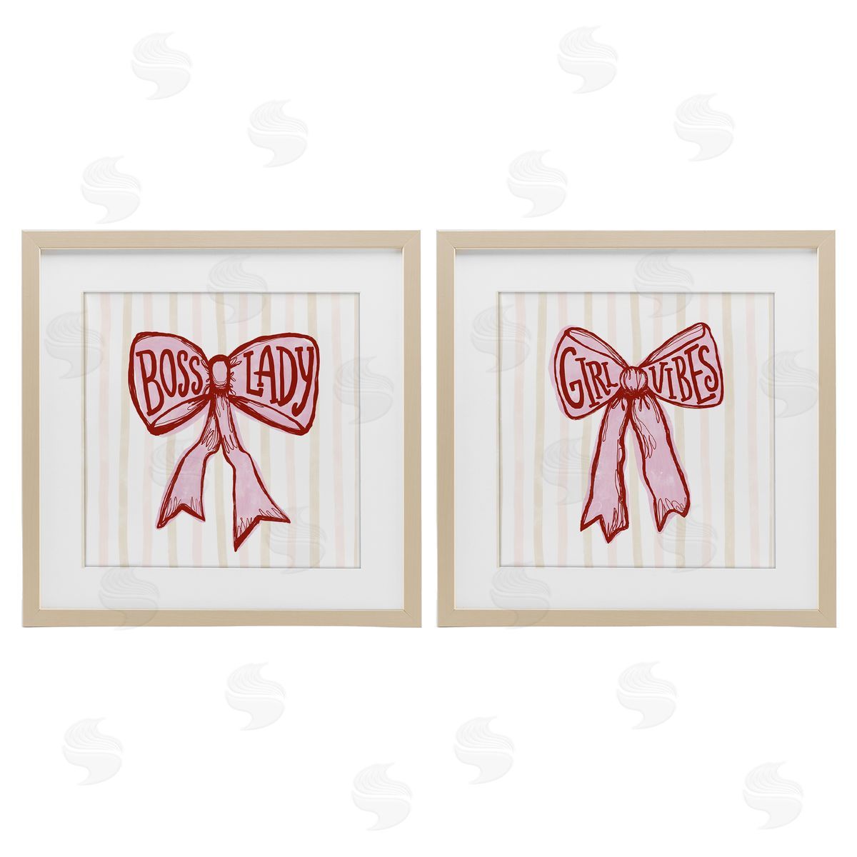 Connie Summers Boss Lady Girl Vibes Ribbons Canvas Wall Art Print