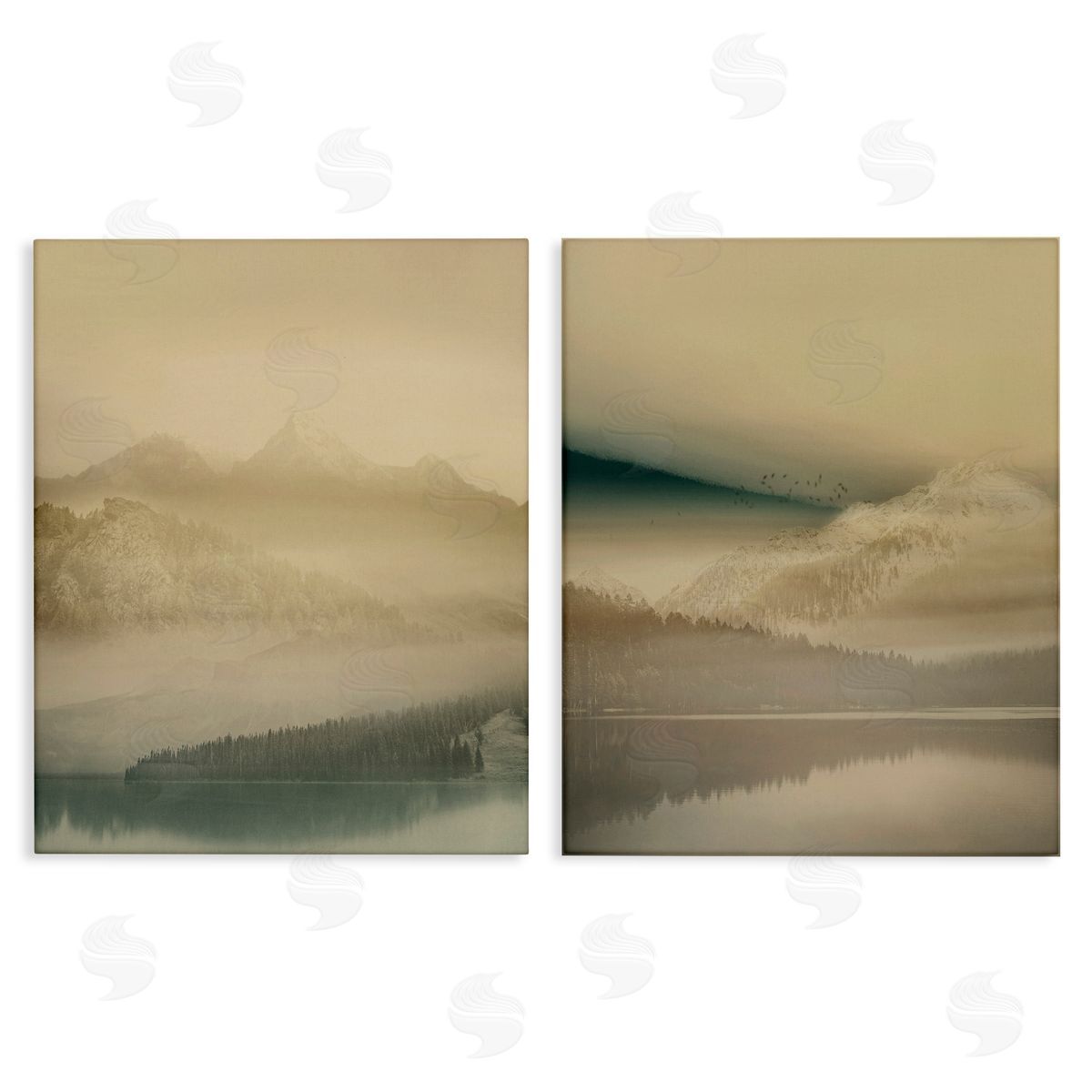 Gemma Bardot Misty Nature Awakening Canvas Wall Art Print