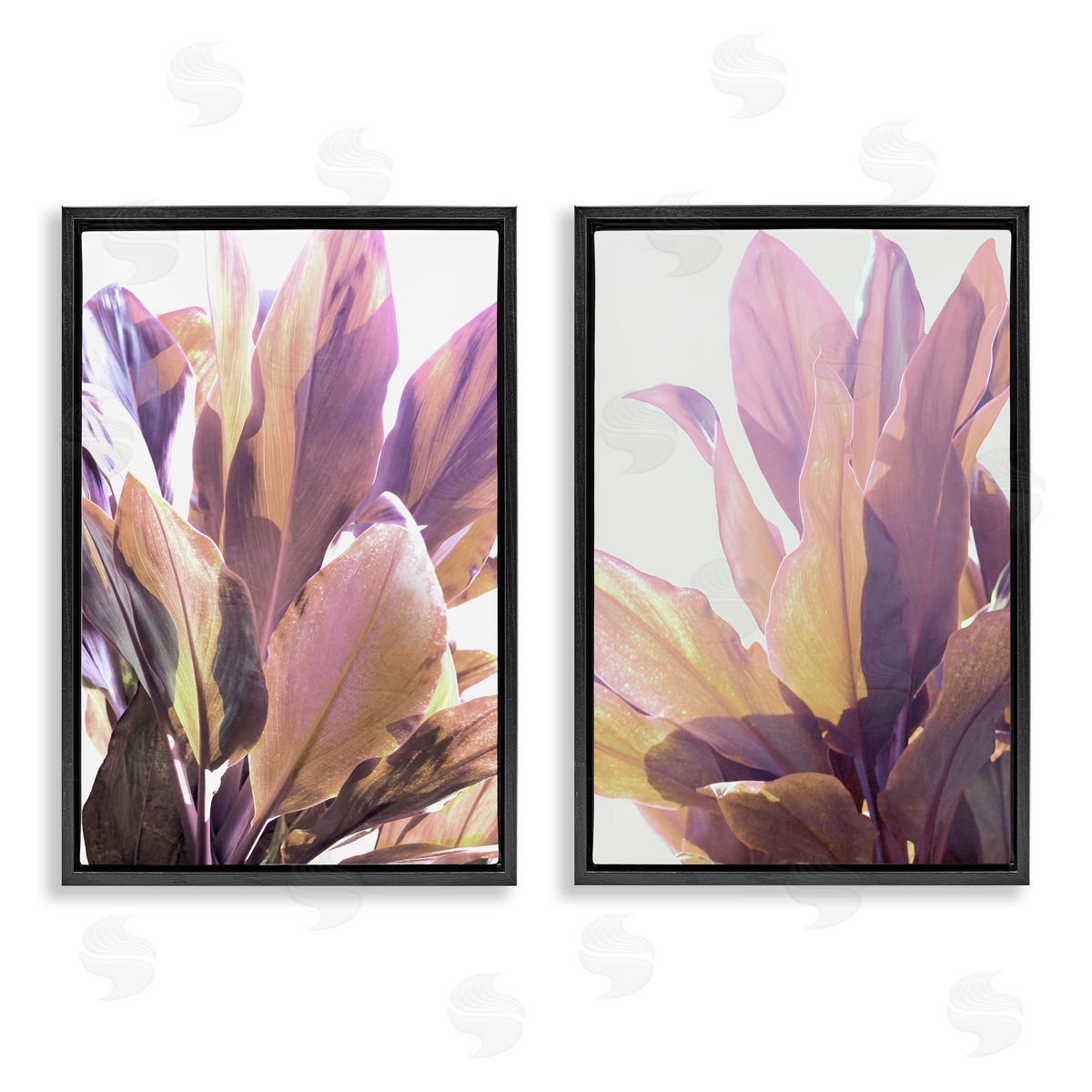 Gemma Bardot Sunlit Tropical Leaves Canvas Wall Art Print