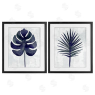 Christie Adams | Navy Monstera & Fan Palm