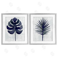 Christie Adams | Navy Monstera & Fan Palm