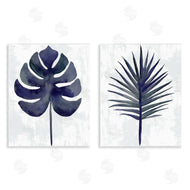 Christie Adams | Navy Monstera & Fan Palm
