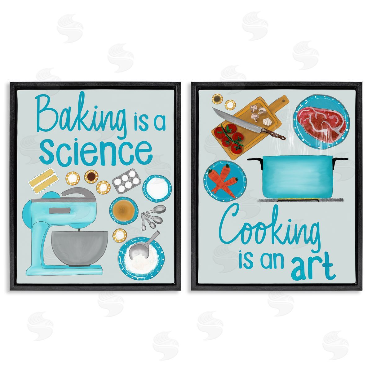 Christine Becker Baking & Cooking Phrases Canvas Wall Art Print