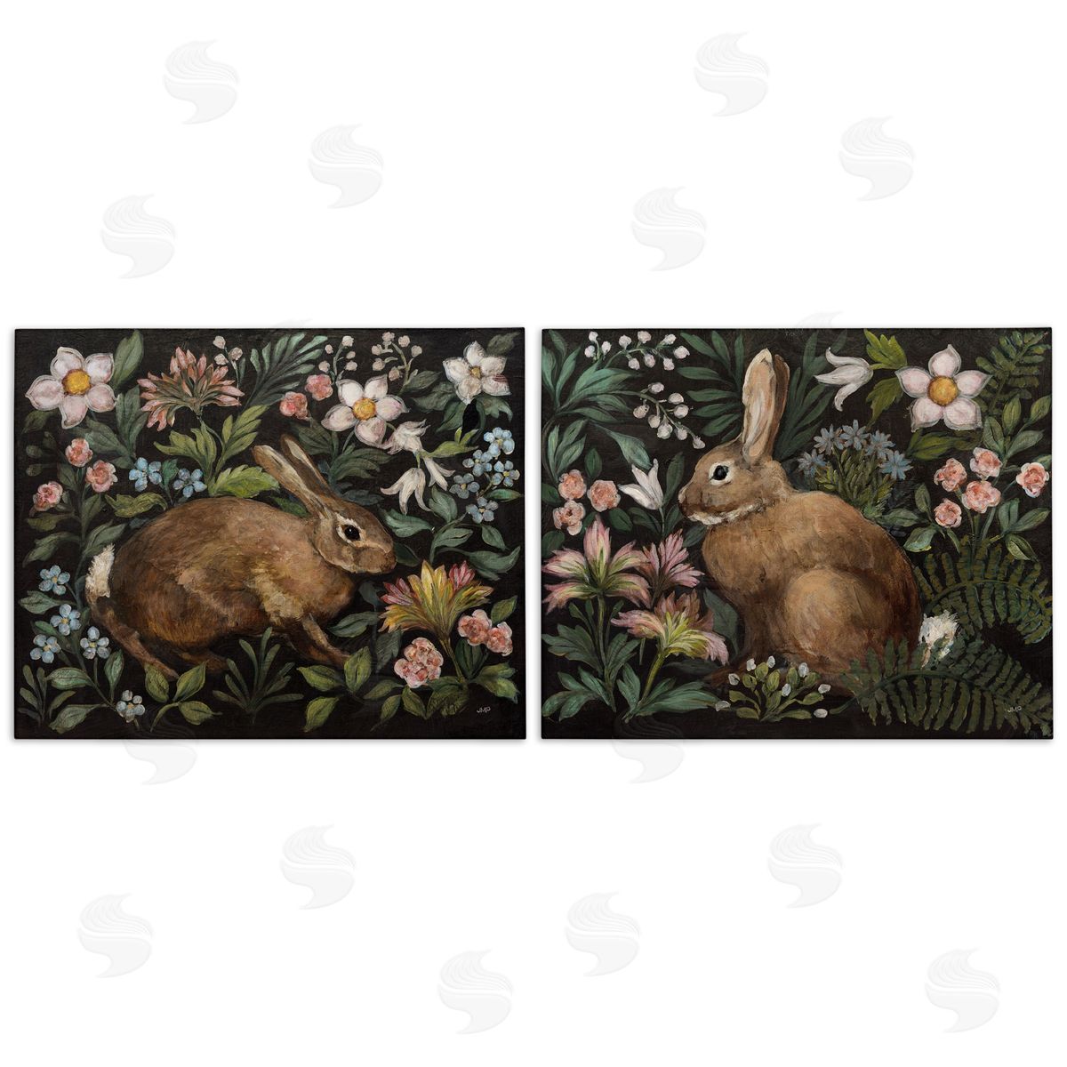 Julia Purinton Flora And Fauna Garden Canvas Wall Art Print