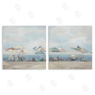 Liz Jardine | Pale Beach Day Umbrellas
