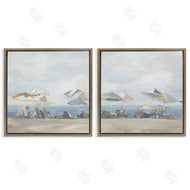 Liz Jardine | Pale Beach Day Umbrellas