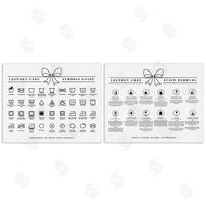 Lettered and Lined | Laundry Care & Stain Removal Charts