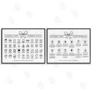 Lettered and Lined | Laundry Care & Stain Removal Charts