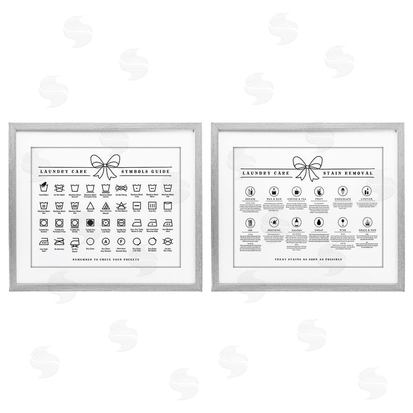 Lettered and Lined | Laundry Care & Stain Removal Charts