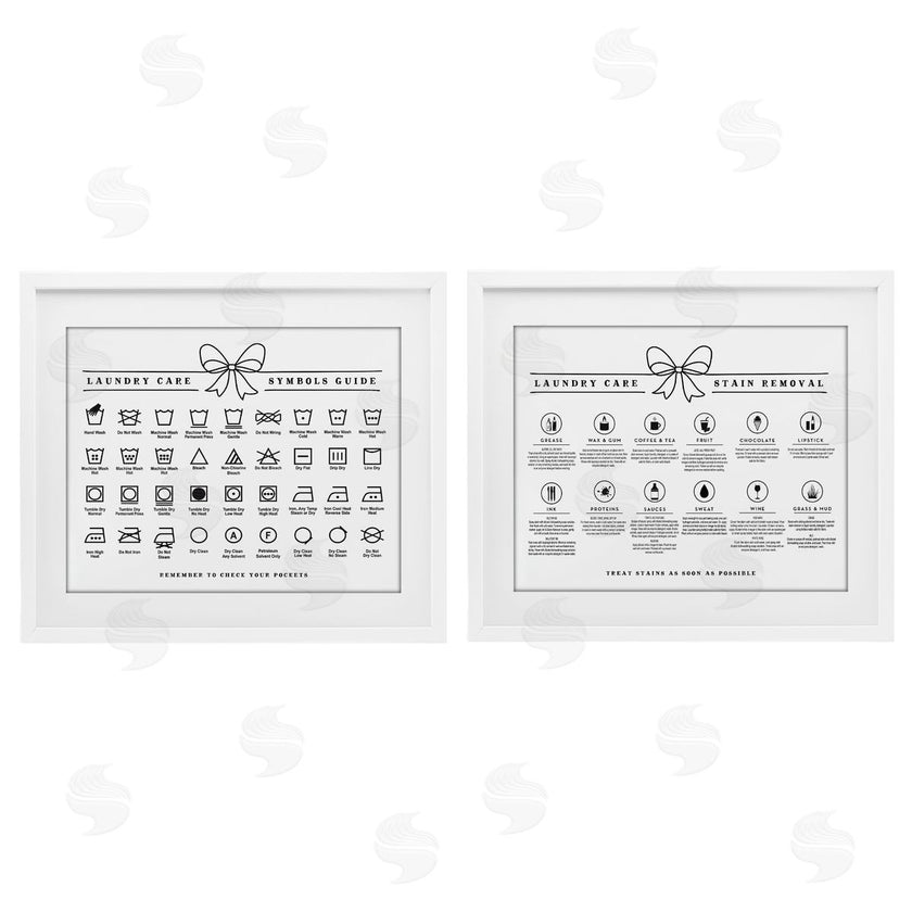 Lettered and Lined | Laundry Care & Stain Removal Charts