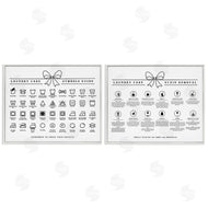 Lettered and Lined | Laundry Care & Stain Removal Charts