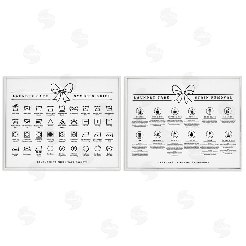 Lettered and Lined | Laundry Care & Stain Removal Charts