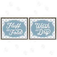 Lettered and Lined | Laundry Phrases with Vintage Bows