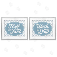 Lettered and Lined | Laundry Phrases with Vintage Bows