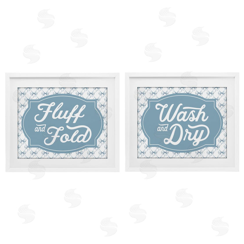 Lettered and Lined | Laundry Phrases with Vintage Bows