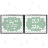 Lettered and Lined | Green Bow Laundry Sentiments