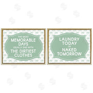 Lettered and Lined | Green Bow Laundry Sentiments