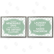 Lettered and Lined | Green Bow Laundry Sentiments